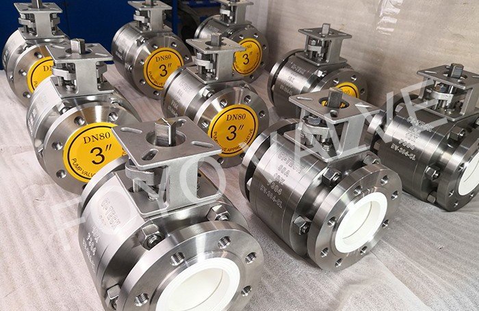 JIS 10K Bare Stem Ceramic Ball Valves