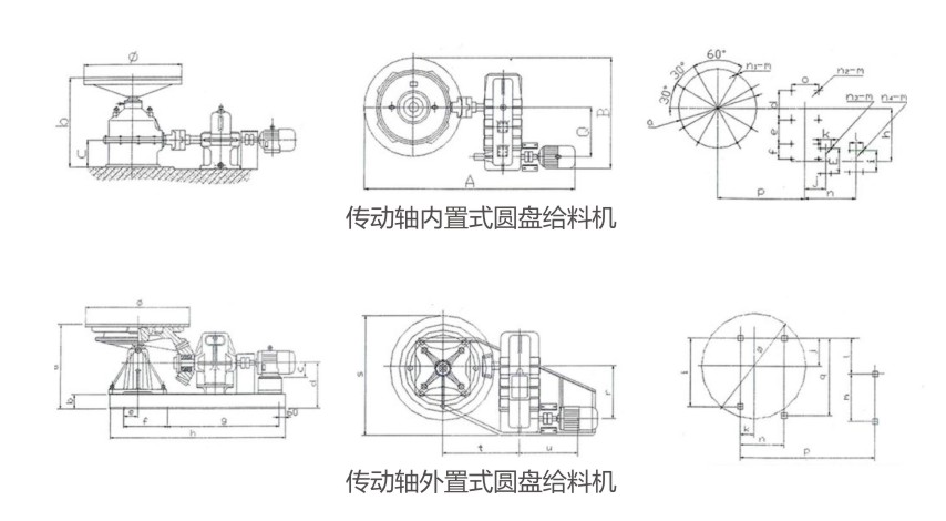 PZ圓盤給料機結構簡圖-河南振江機械