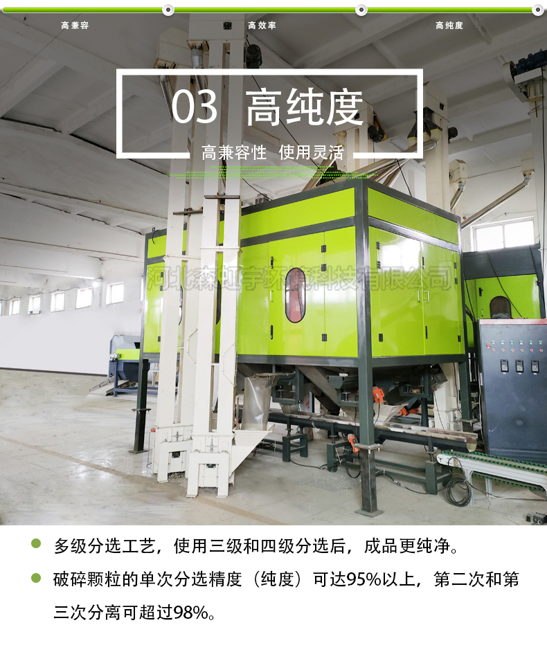 森虹宇科技靜電分選機  各種混雜塑料分揀 PLC控制系統(tǒng) 人性化操作